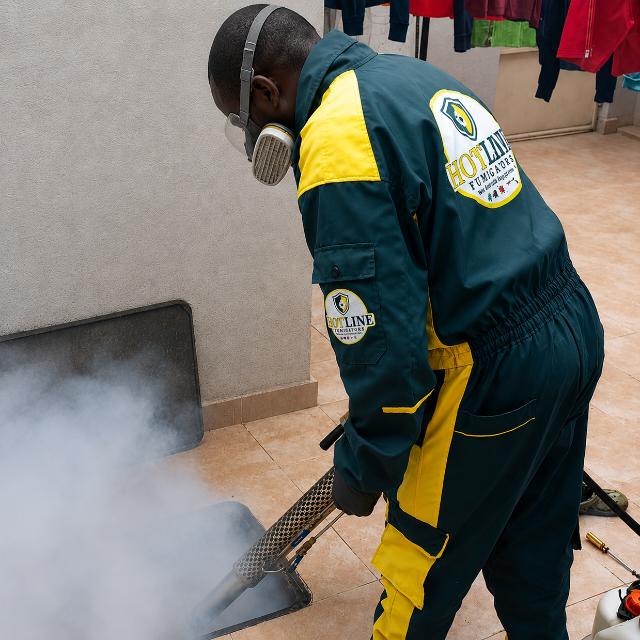 Professional fumigation with smoke treatment